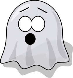 Scared Ghost Clip Art at Clker.com - vector clip art online, royalty ...