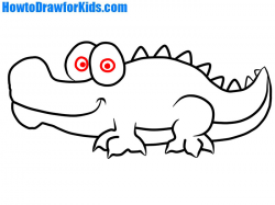 How to Draw Crocodile for Kids | How to Draw for Kids