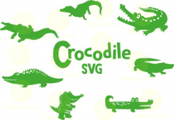 Crocodile SVG Bundle, Alligator SVG, Alligator Clipart, Cut Files For  Silhouette, Files for Cricut, Alligator Vector, Svg, Dxf, Png, Decal