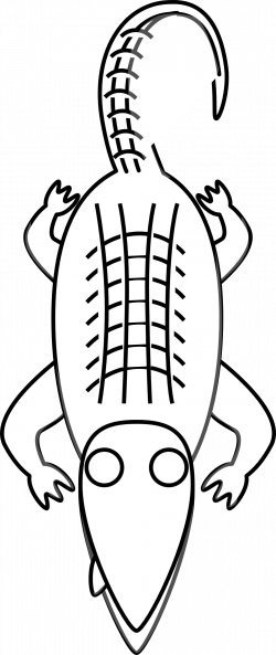 Alligator Clipart Black And White | Clipart Panda - Free Clipart Images