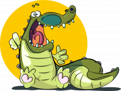 Clipart - Great Smile Crocodile