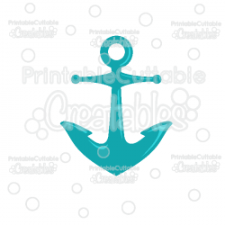 Ship Anchor Free SVG Cut File & Clipart for Silhouette ...