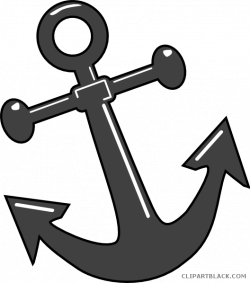 Grayscale Anchor Clipart - ClipartBlack.com