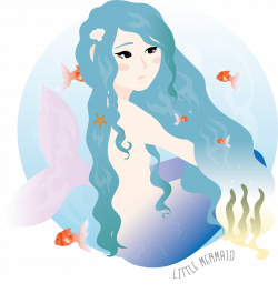 Little mermaid | Mermaid | Pinterest | Mermaid, Art illustrations ...