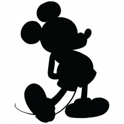 mickey silhouette for fondant template | Cakesperations | Pinterest ...