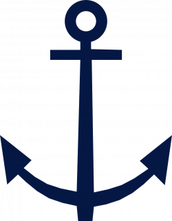 Anchor Blue Symbol Design PNG Image - Picpng