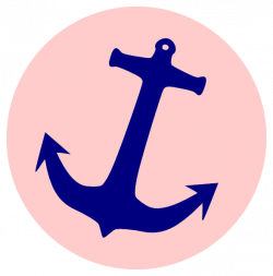 Simple Anchor | Pink Anchor clip art - vector clip art online ...