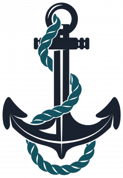 Anchor Clip art - Hand painted black anchor rope 2001*2887 ...