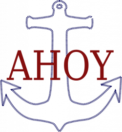Ahoy Anchor Clip Art at Clker.com - vector clip art online, royalty ...