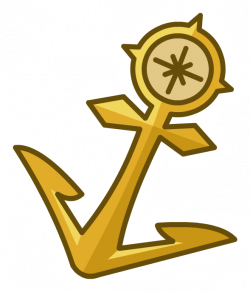 Image - Gold Anchor Pin.png | Club Penguin Wiki | FANDOM powered by ...