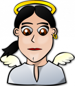 Angel Face Cartoon Clip Art at Clker.com - vector clip art online ...
