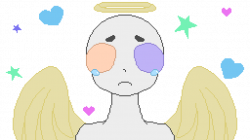 Pixilart - Winged base: Angel Face by Delinquent-chan