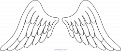 Angel Wings White Clip Art - Sweet Clip Art