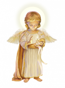Little Angel with Candle PNG Clipart Picture | Gallery Yopriceville ...