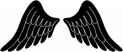 Black Angel Wings Clipart