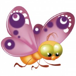 Baby Butterfly Cartoon Clip Art Pictures.All Butterfly Are Om A ...