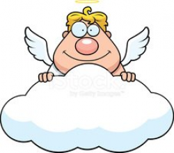 Cartoon Angel Cloud stock vectors - Clipart.me