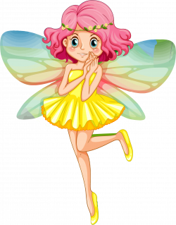 Clipart - Colorful Fairy