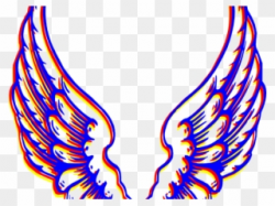 Angel Clipart Colorful - Angel Wings Logo Png Transparent ...