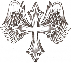 Free Drawings Of Crosses With Wings, Download Free Clip Art ...