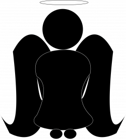 Silhouette Of Angel at GetDrawings.com | Free for personal use ...