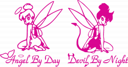 Sexy Tinkerbell Clip Art | tinkerbell Angel and Devil | Ƹ̵̡Ӝ̵̨̄Ʒ ...