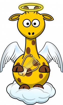 Clipart - Giraffe Angel