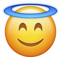 Download Angel Halo Iphone Emoji Icon in JPG and AI | Emoji Island