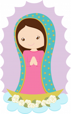 Virgen de Guadalupe | María | Pinterest | Communion, Clip art and ...