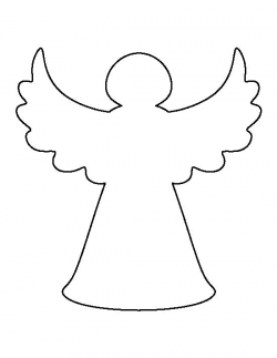 Angel outline clipart 6 » Clipart Station