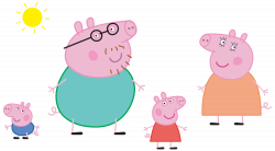 Peppa Pig Family Logo Transparent PNG Clip Art Image | Gallery ...