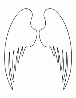 angel wing template - Acur.lunamedia.co