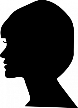 Woman Head Side View Silhouette Svg Png Icon Free Download (#36029 ...