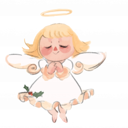 Watercolor painting Angel Download - The angel of prayer 3333*3333 ...