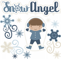 Winter clipart angel - Pencil and in color winter clipart angel