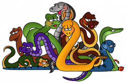 Animals Clip Art by Phillip Martin, Pile of Snakes