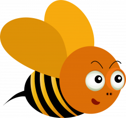 Clipart - Comic Style Bee Illustration