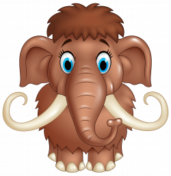Cute Mammoth Cartoon PNG Clipart Image | Gallery Yopriceville ...