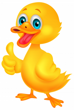 Cartoon duck toy animal yellow character flat vector. Description ...