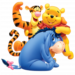 Winnie the Pooh Eeyore and Tiger Transparent PNG Clip Art Image ...