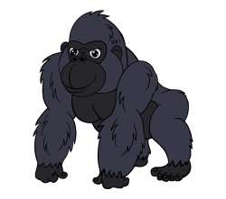 Gorilla Cartoon Drawing at GetDrawings.com | Free for personal use ...