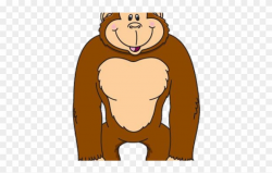 Gorilla Clipart Body - Clipart Of Ape - Png Download ...