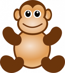 28+ Collection of Animals Clipart Monkey | High quality, free ...