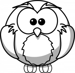 Owl Outline Clip Art at Clker.com - vector clip art online, royalty ...