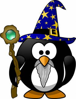 Clipart - Wizard penguin