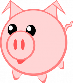 Public Domain Clip Art Image | Illustration of a cartoon pig | ID ...