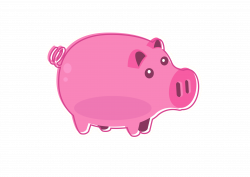 Domestic pig Piglet Piggy bank - Pink pig 4566*3250 transprent Png ...