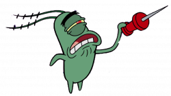 Plankton SpongeBob freetoedit - Sticker by Tatertot
