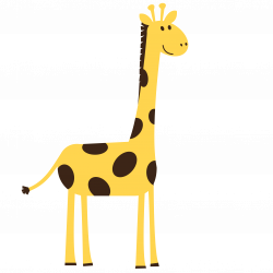 17 giraffe clipart. | kids birthday branding | Pinterest | Giraffe ...