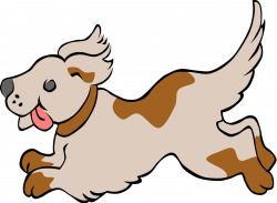 Dog | Free Stock Photo | Illustration of a running dog | # 17482